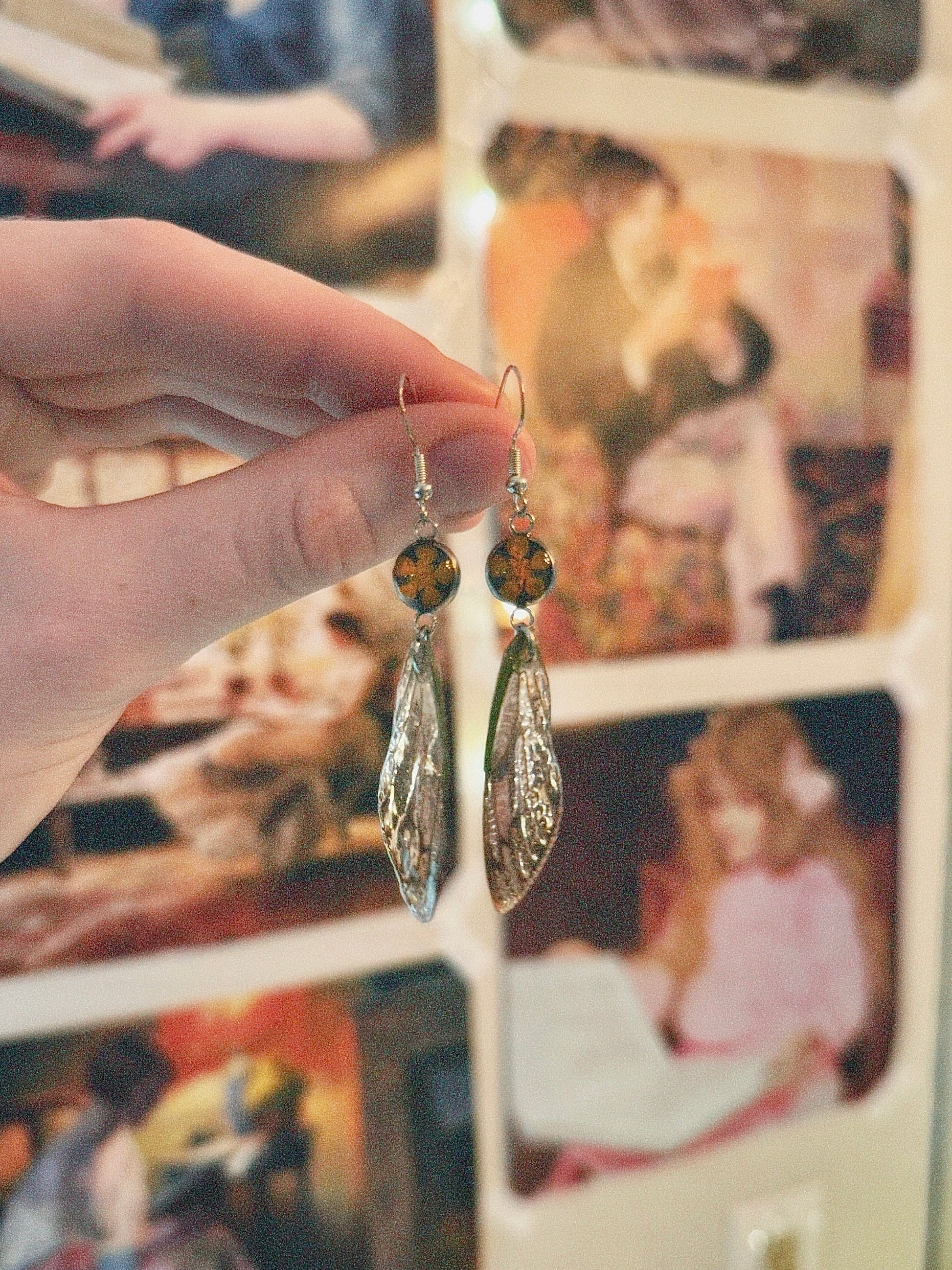 cicada earrings