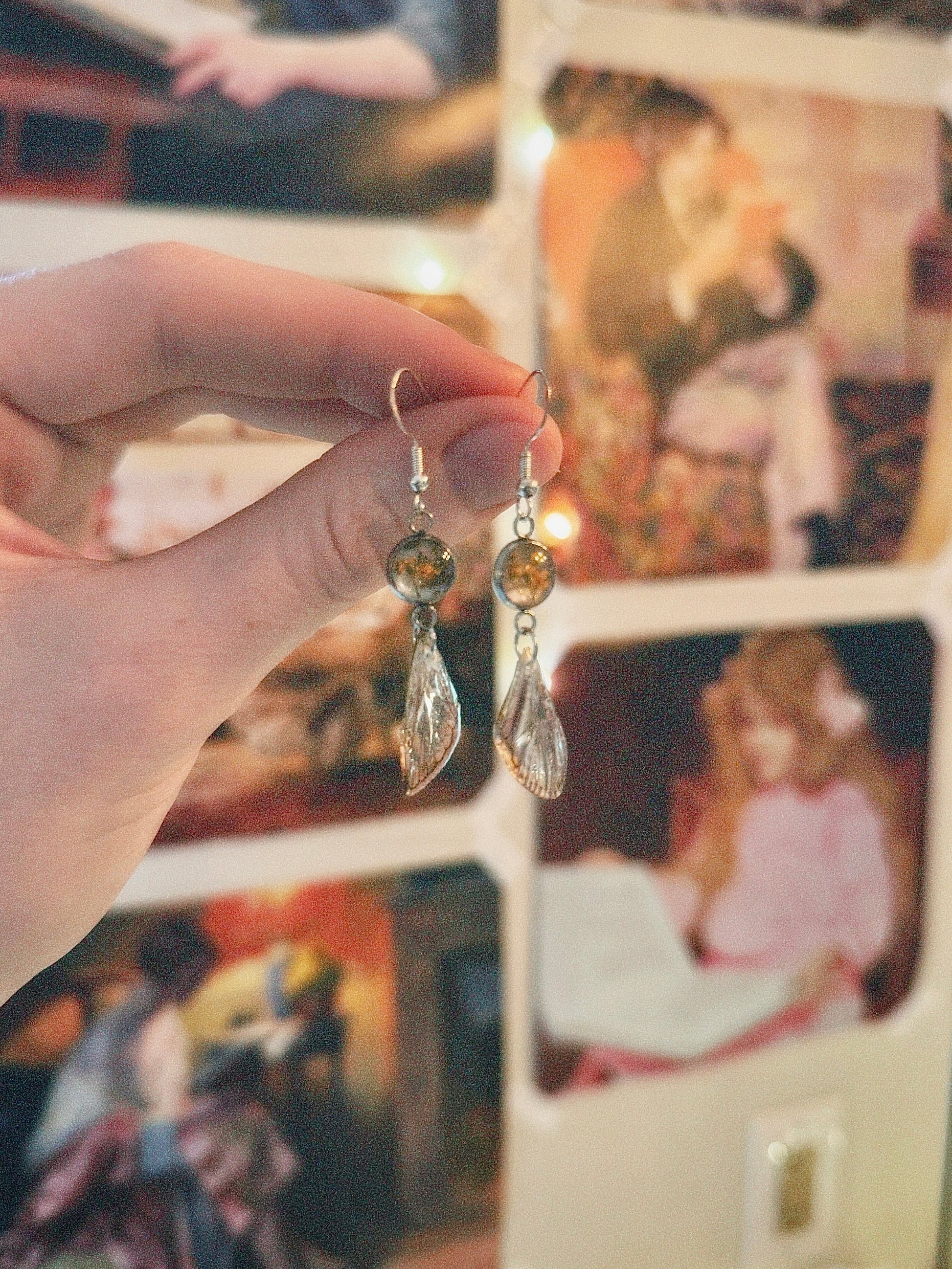 cicada earrings