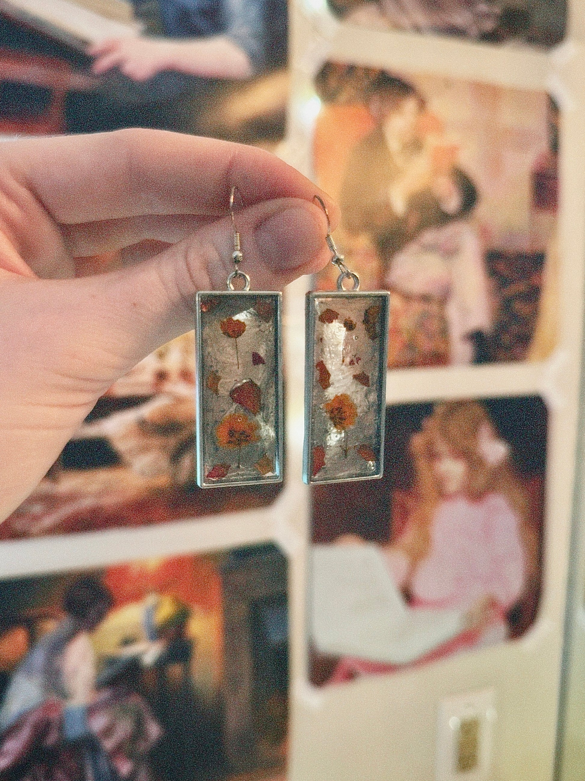 rectangle earrings